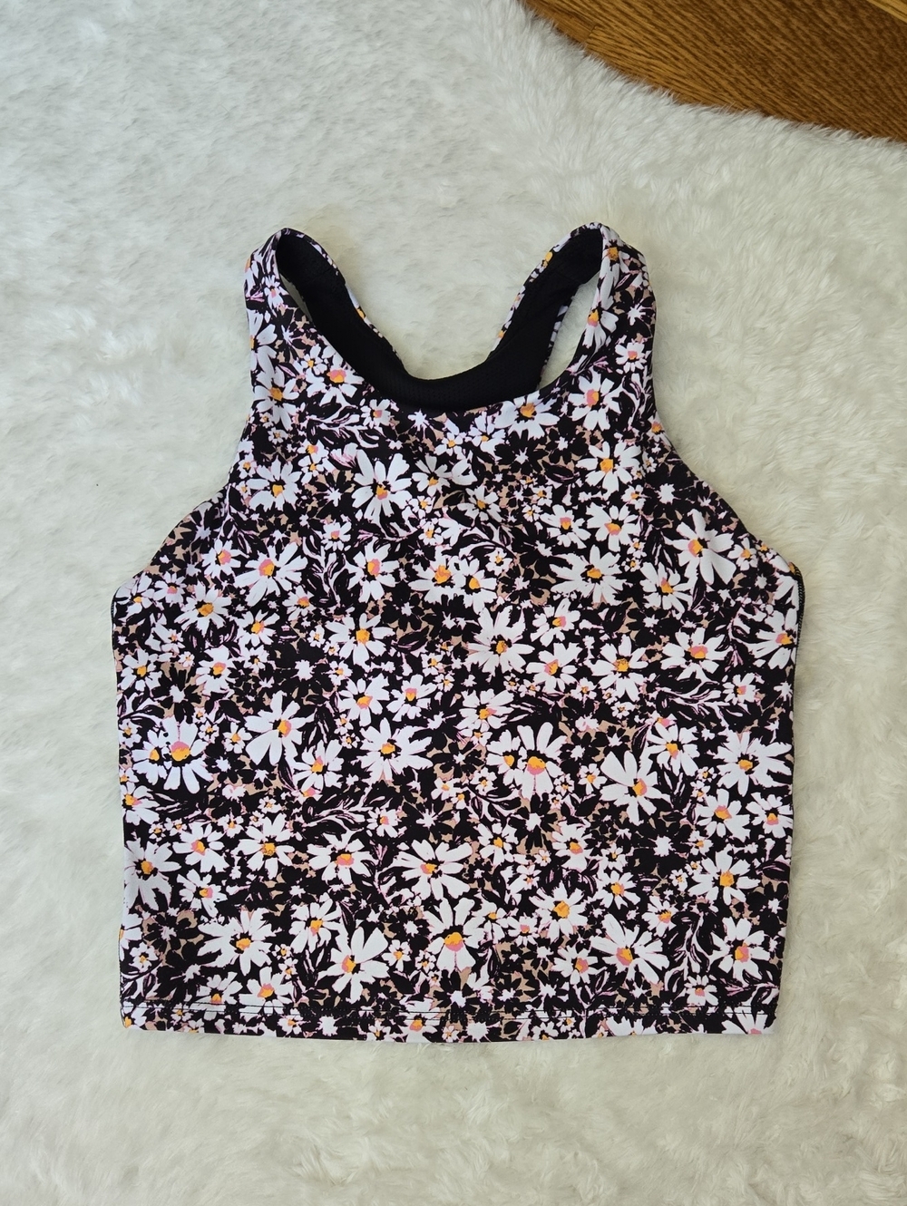 Athleta Girl Floral Tank Top, Girls Size Large